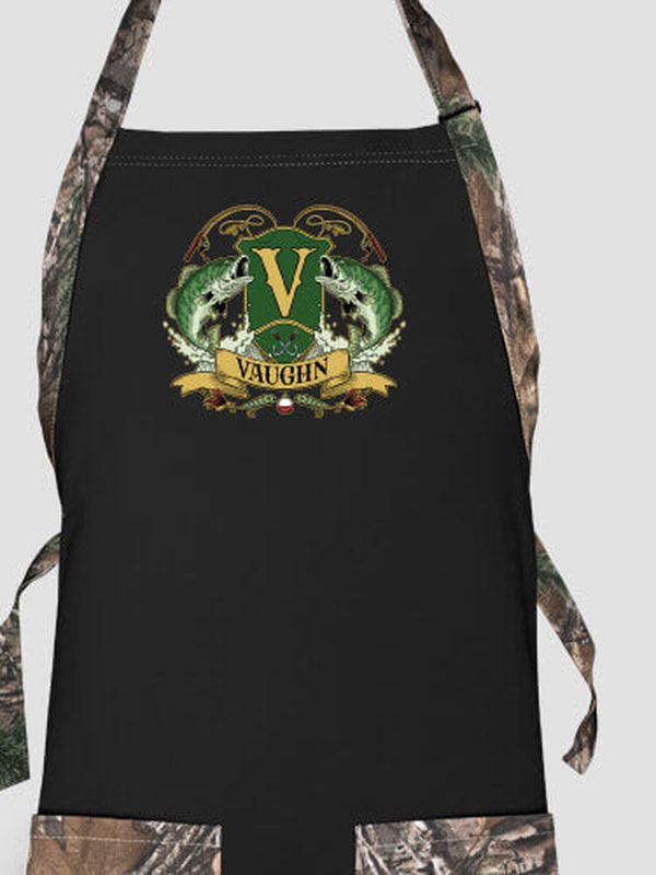 Bass Coat Of Arms : Printed 2-Tone Aprons product image 1