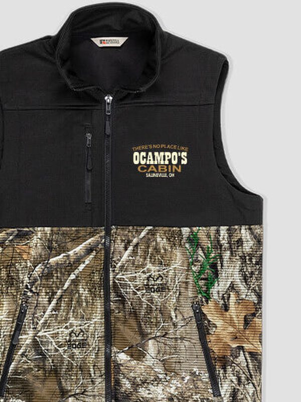 Cabin : Embroidered 2-Tone Camo Vests