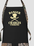 Cooking Danger : Printed 2-Tone Aprons