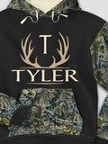 Antler Monogram : Printed 2-Tone Camo Hoodies product image 1