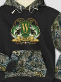 Bass Coat Of Arms : Printed 2-Tone Camo Hoodies product image 1