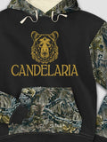 Bear : Printed 2-Tone Camo Hoodies product image 1