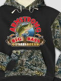 Big Bass Outfitters : Printed 2-Tone Camo Hoodies product image 1