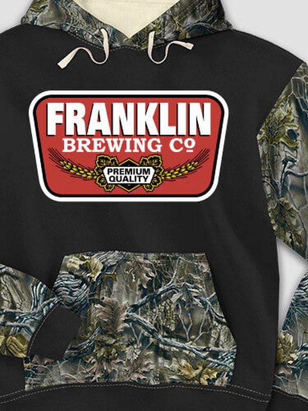 Brewing Company : Printed 2-Tone Camo Hoodies product image 1