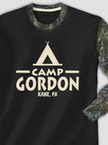 Camp : Printed 2-Tone Camo Long Sleeves