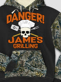 Danger Grilling : Printed 2-Tone Camo Hoodies product image 1