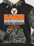Deer Services : Printed 2-Tone Camo Hoodies product image 1