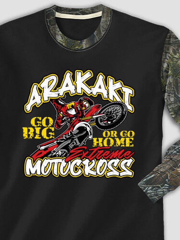 Extreme Motocross : Printed 2-Tone Camo Long Sleeves