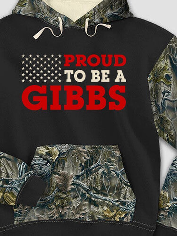 Family Flag : Printed 2-Tone Camo Hoodies product image 1