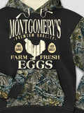 Farm Fresh Eggs : Printed 2-Tone Camo Hoodies product image 1