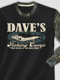 Fishing Camp : Printed 2-Tone Camo Long Sleeves