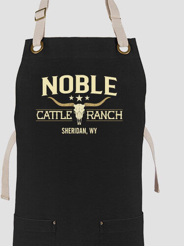 Cattle Ranch : Printed Canvas Work Aprons