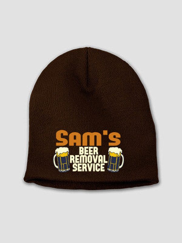 Beer Removal : Embroidered Beanies