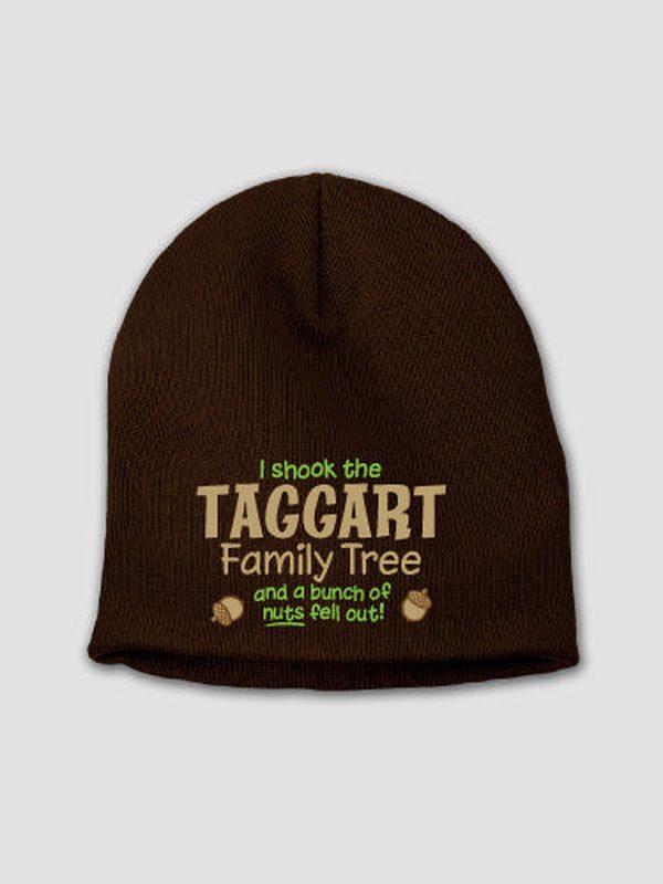 Bunch Of Nuts : Embroidered Beanies