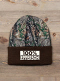 100 Percent : Embroidered 2-Tone Camo Cuffed Beanie