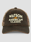 American Classic : Embroidered 2-Tone Camo Hats