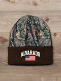 American Varsity : Embroidered 2-Tone Camo Cuffed Beanie