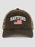 American Varsity : Embroidered 2-Tone Camo Hats