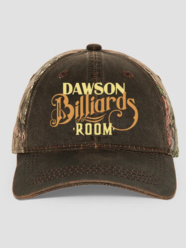 Billiards Room : Embroidered 2-Tone Camo Hats