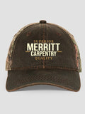 Carpentry : Embroidered 2-Tone Camo Hats