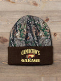 Classic Garage : Embroidered 2-Tone Camo Cuffed Beanie