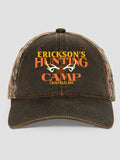 Deer Hunting Camp : Embroidered 2-Tone Camo Hats