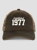 Established : Embroidered 2-Tone Camo Hats