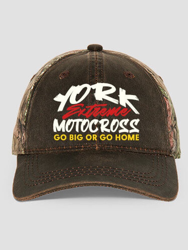 Extreme Motocross : Embroidered 2-Tone Camo Hats