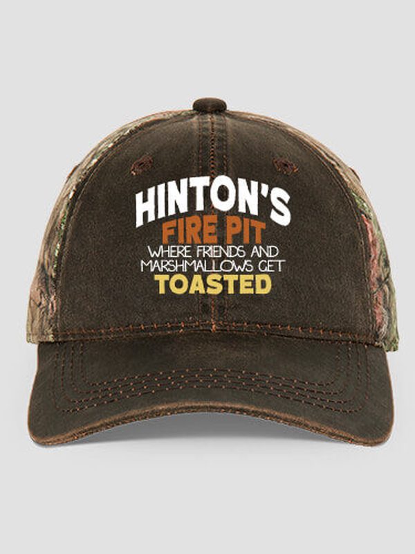 Fire Pit : Embroidered 2-Tone Camo Hats