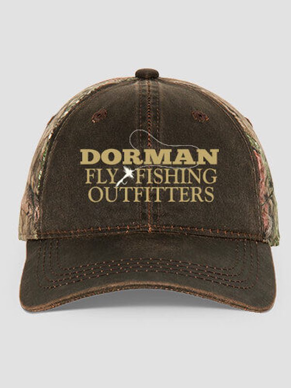 Fly Fishing : Embroidered 2-Tone Camo Hats