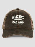 Football Man Cave : Embroidered 2-Tone Camo Hats