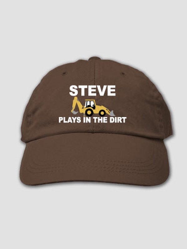 Dirt Shirt - Backhoe : Embroidered Baseball Hats product image 1