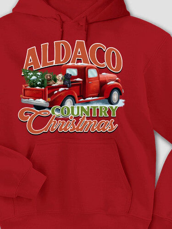Country Christmas : Printed Hoodies product image 2