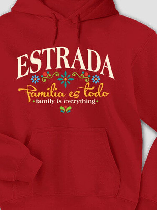 Familia es Todo : Printed Hoodies product image 3