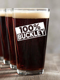 100 Percent : Pint Glasses - Color Printed