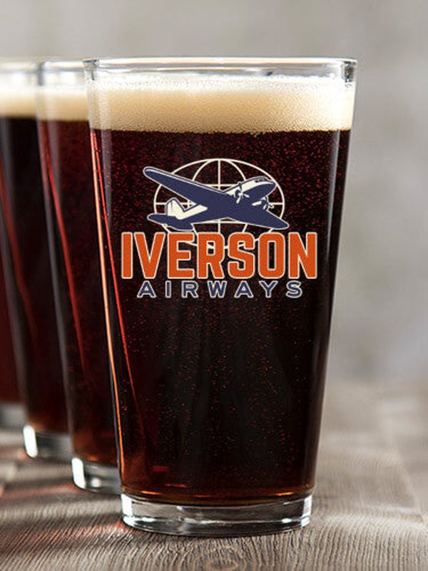 Airways : Pint Glasses - Color Printed