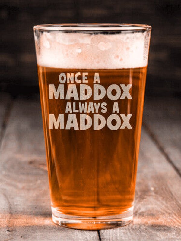 Always : Pint Glasses - Engraved