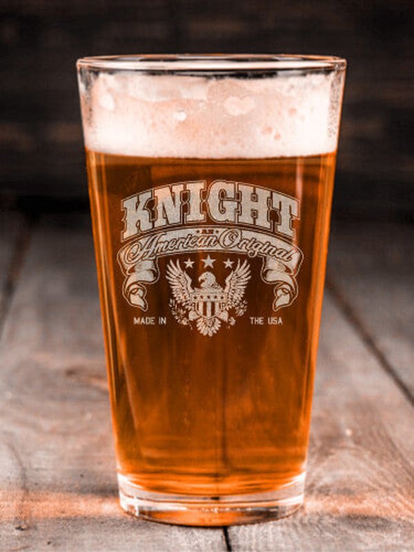 American Original : Pint Glasses - Engraved