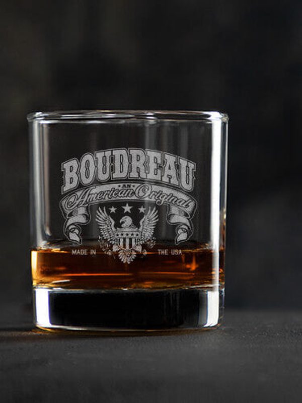 American Original : Rocks Glasses - Engraved