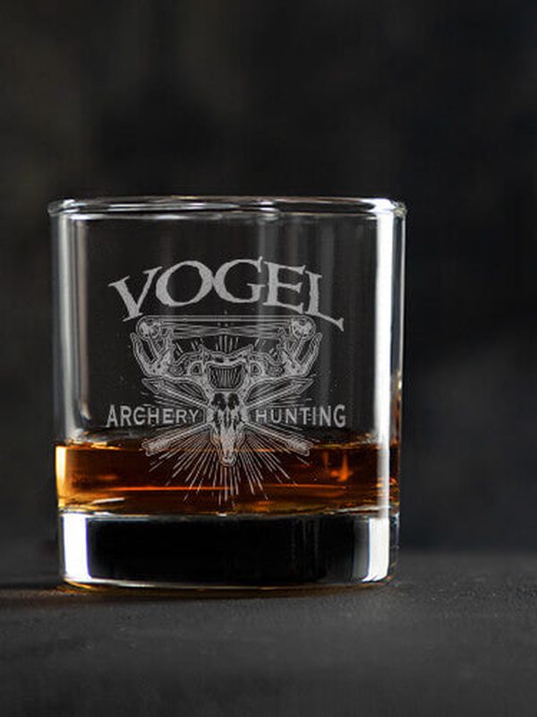 Archery Hunting : Rocks Glasses - Engraved