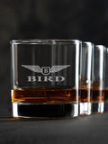 Aviation Monogram : Rocks Glasses - Engraved
