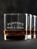 Backyard Bar and Grill : Rocks Glasses - Engraved