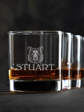 Bear : Rocks Glasses - Engraved