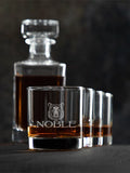 Bear : Decanter Rocks Glass Gift Sets - Engraved