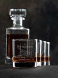 Best Adventures : Decanter Rocks Glass Gift Sets - Engraved
