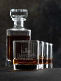 Better Together Vacation : Decanter Rocks Glass Gift Sets - Engraved