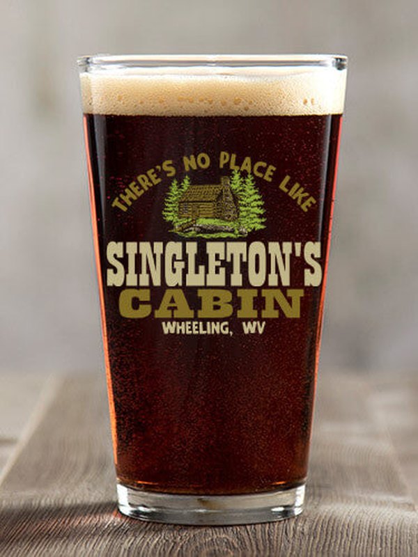Cabin : Pint Glasses - Color Printed