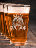 Cafe Racer : Pint Glasses - Engraved