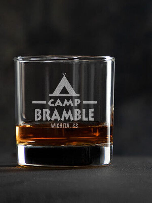 Camp : Rocks Glasses - Engraved