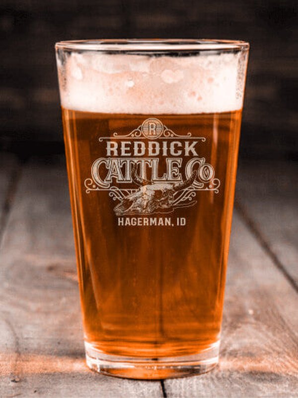 Cattle Company : Pint Glasses - Engraved